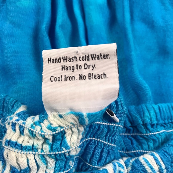 Aloha Turtle Pattern Strapless Elastic Beach Dress - Picture 5 of 7